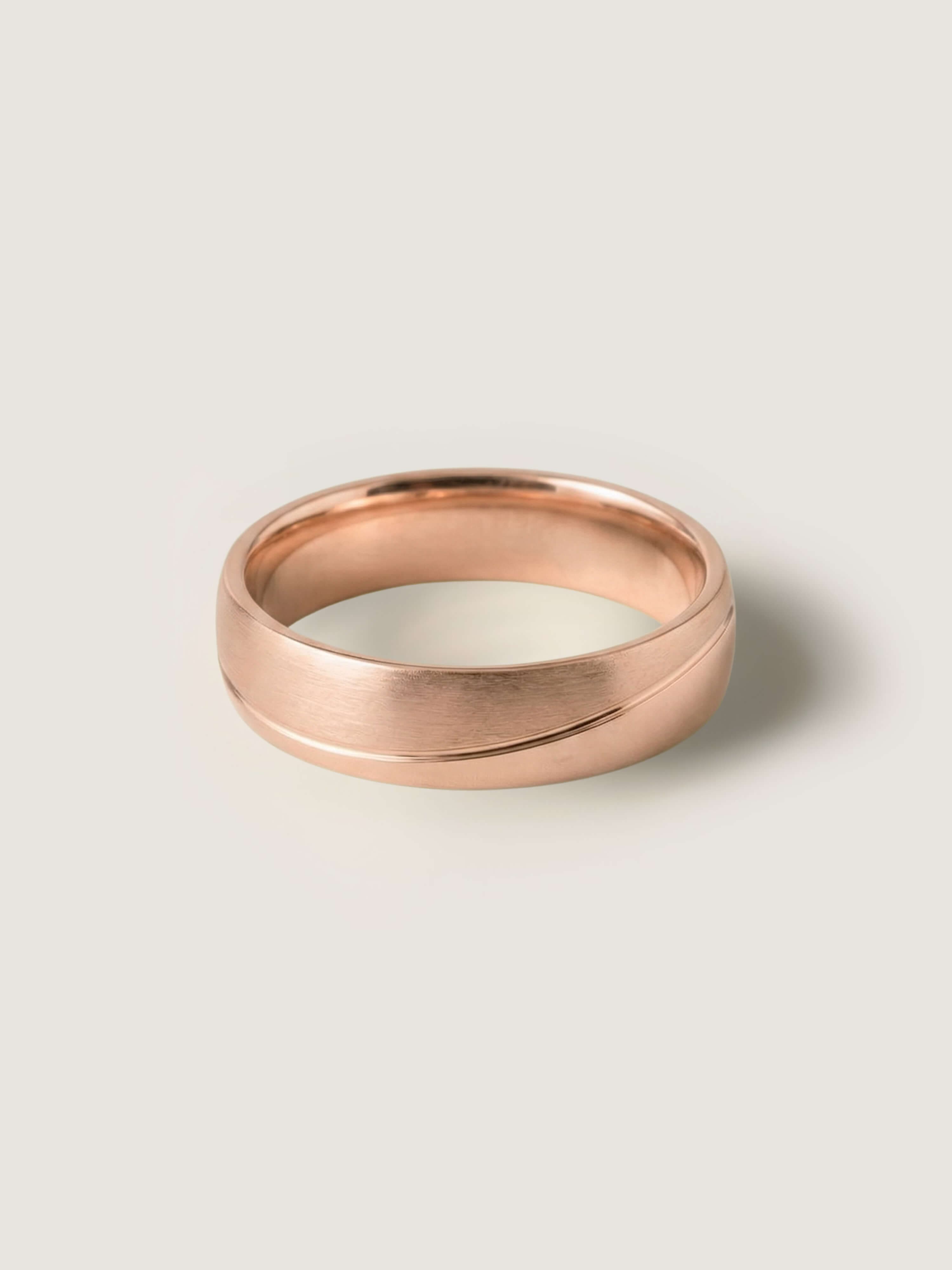 Waves Ring in Rose Gold