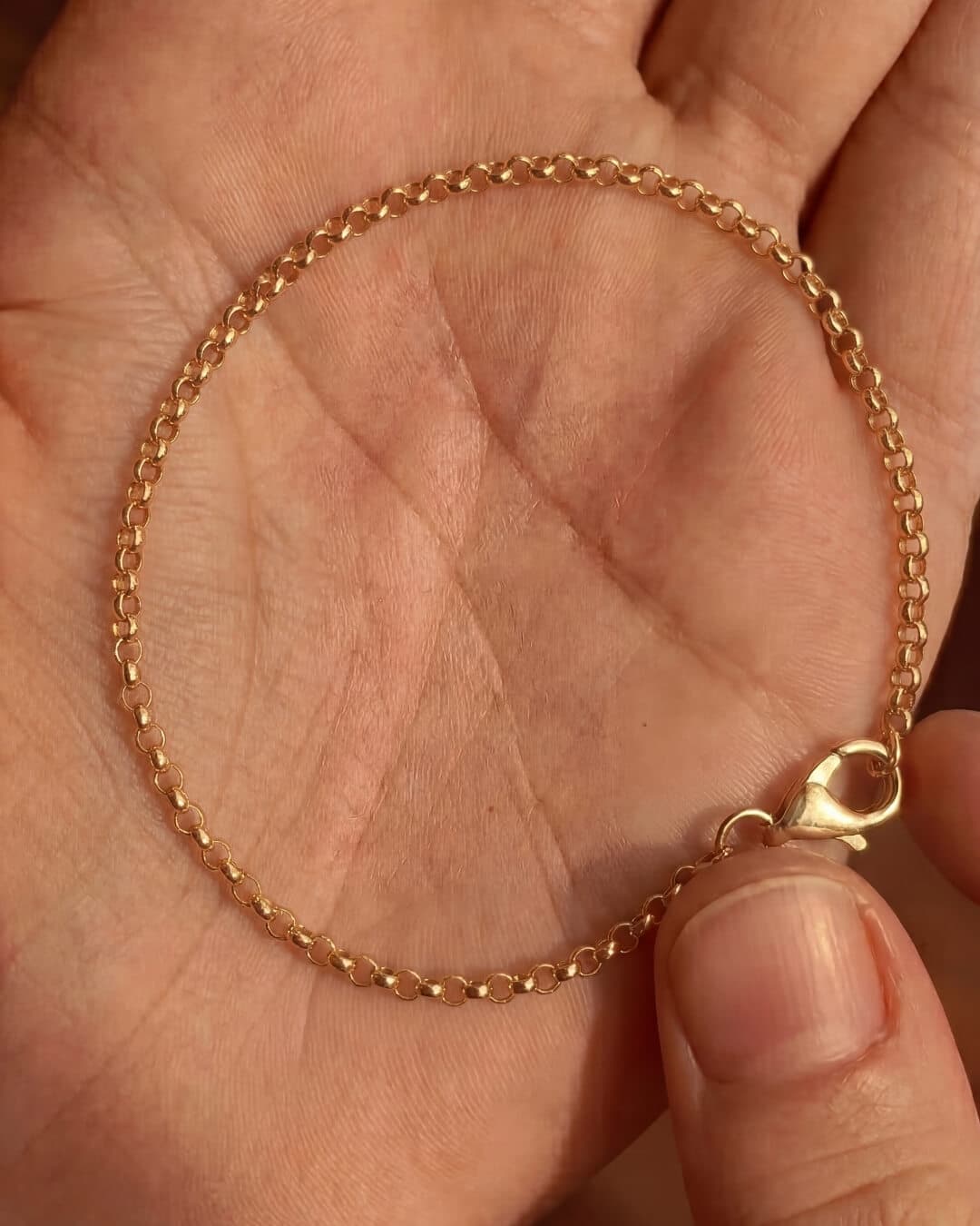 Rolo Bracelet in yellow gold