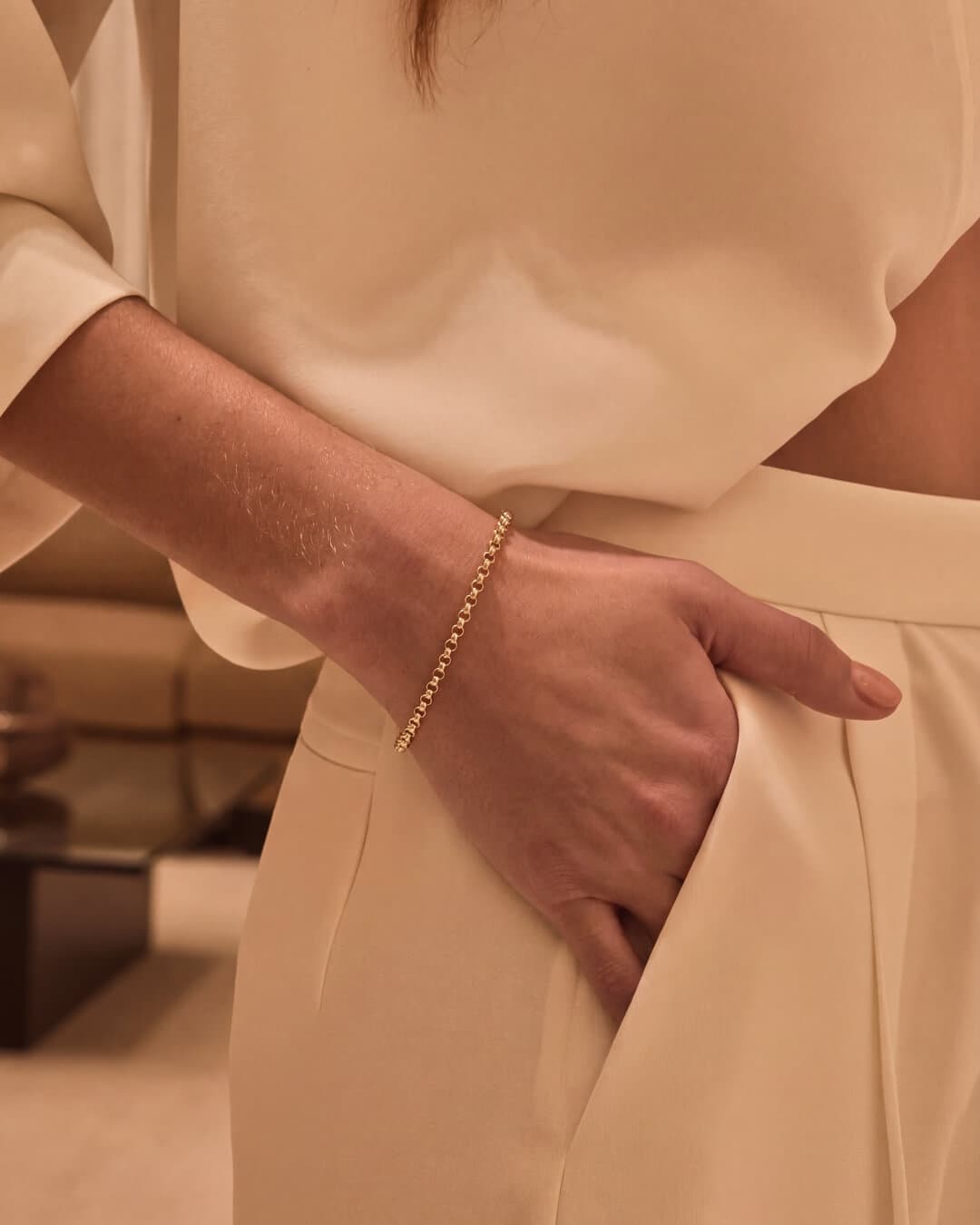 Rolo Bracelet worn on woman