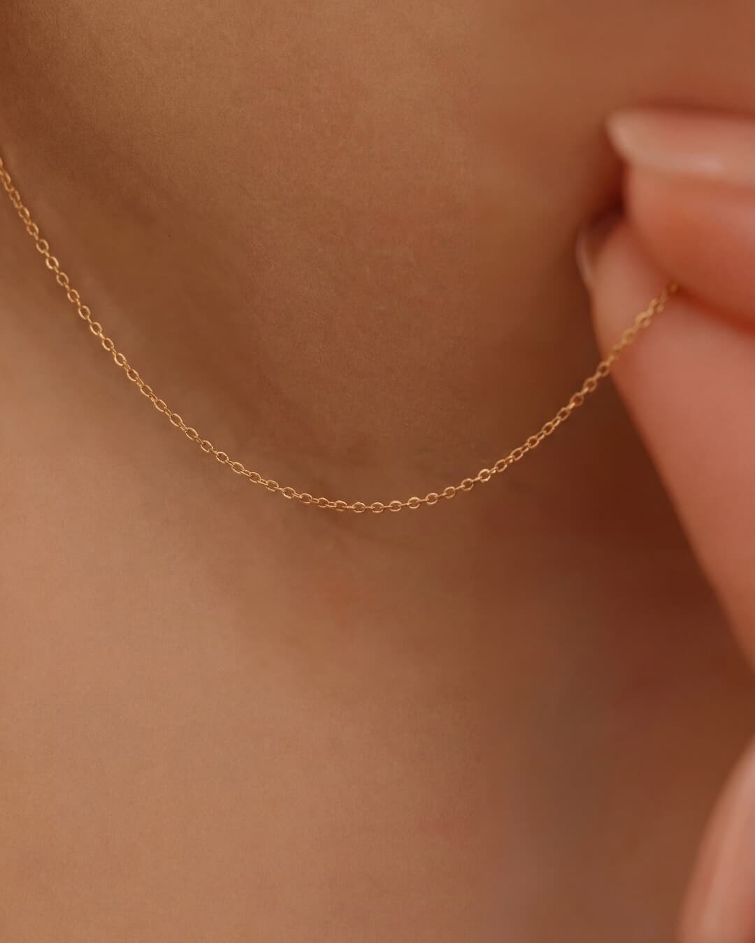 Cable Chain in yellow gold