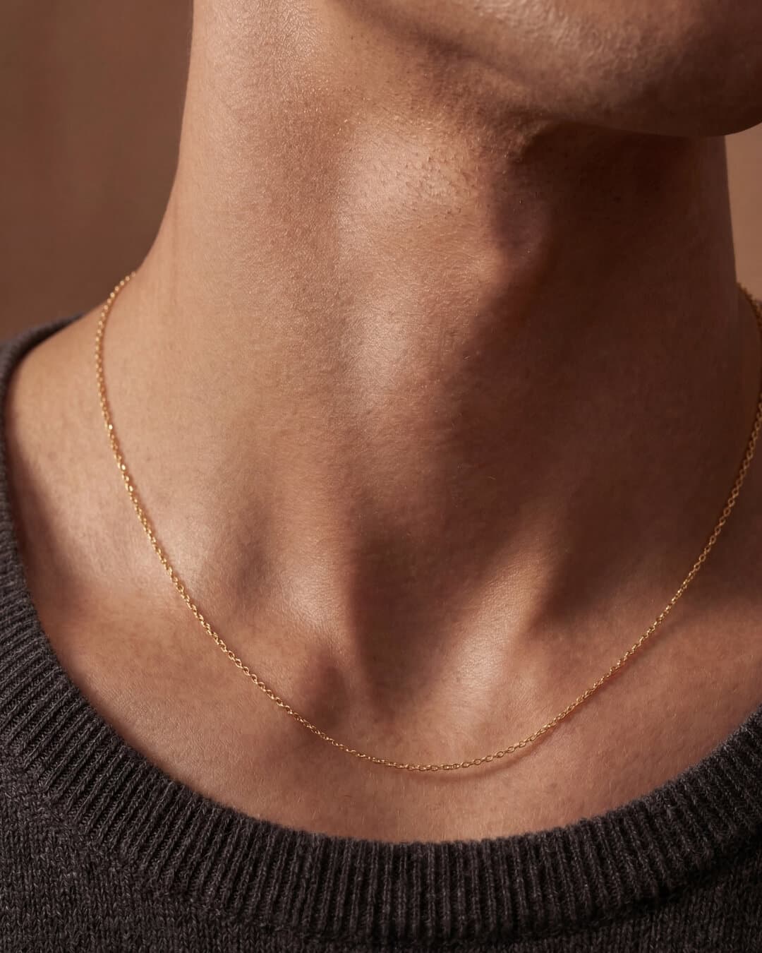 Cable Chain worn on man