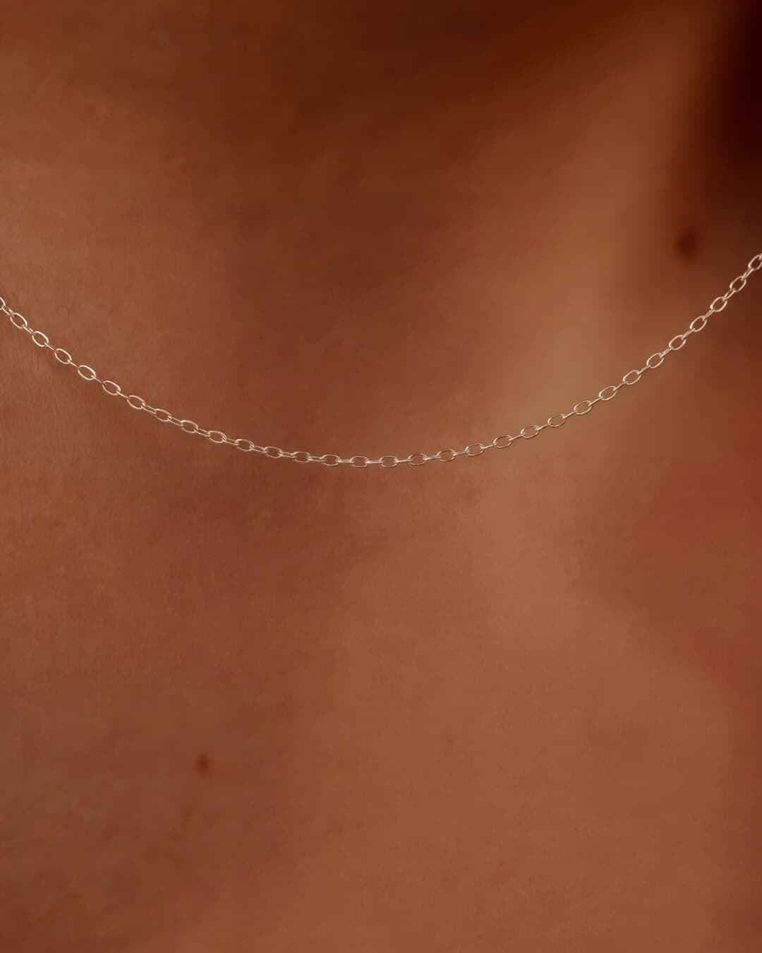 Cable Chain in white gold