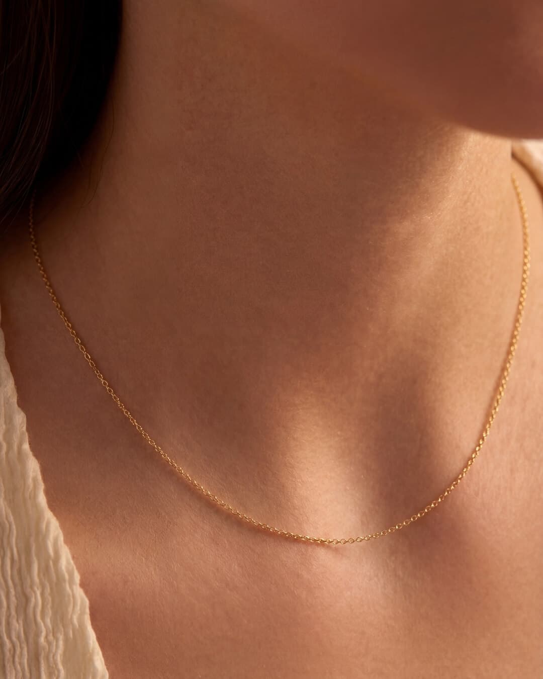 Cable Chain worn on woman