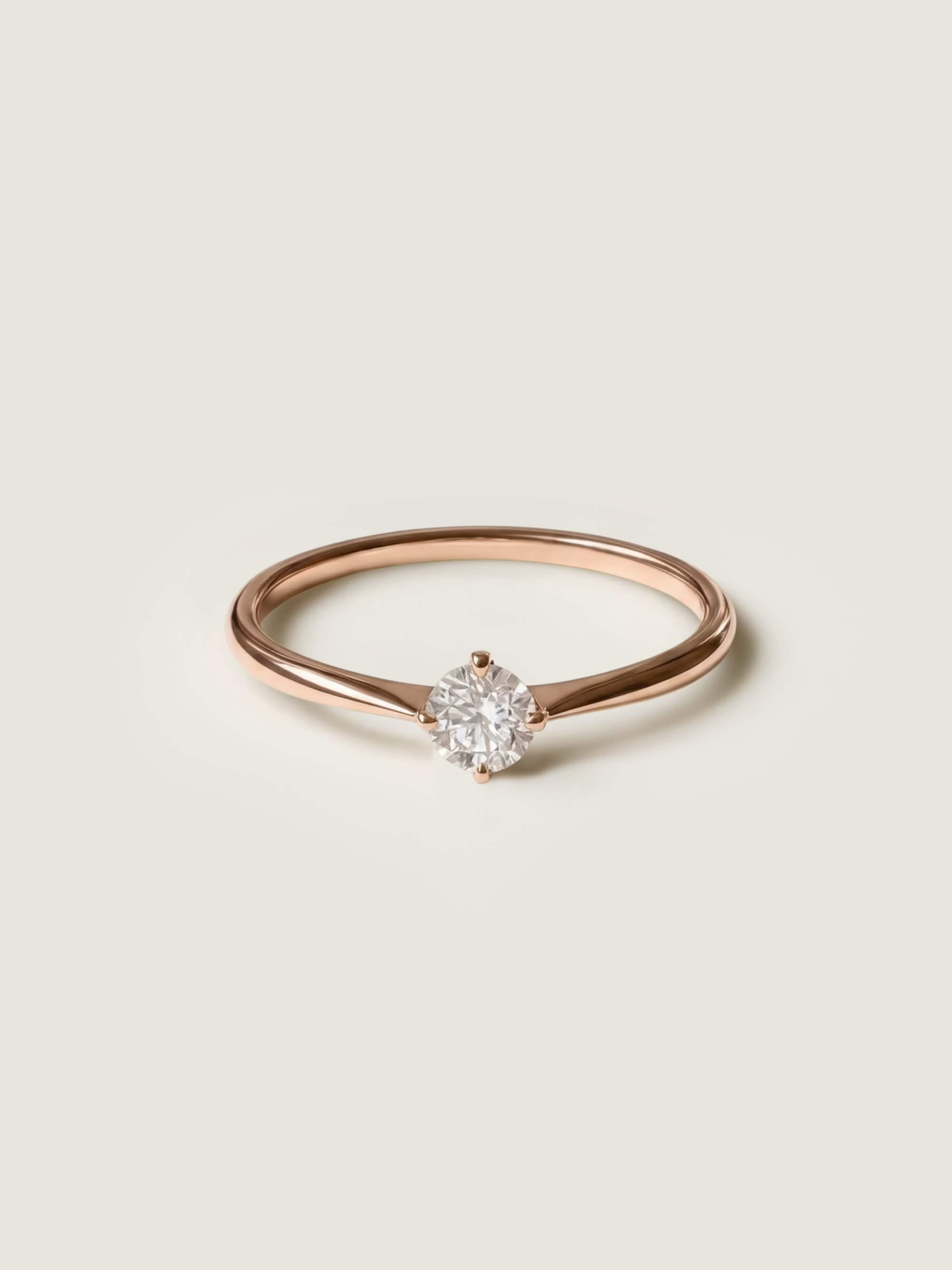 Cardinal Ring in rose gold