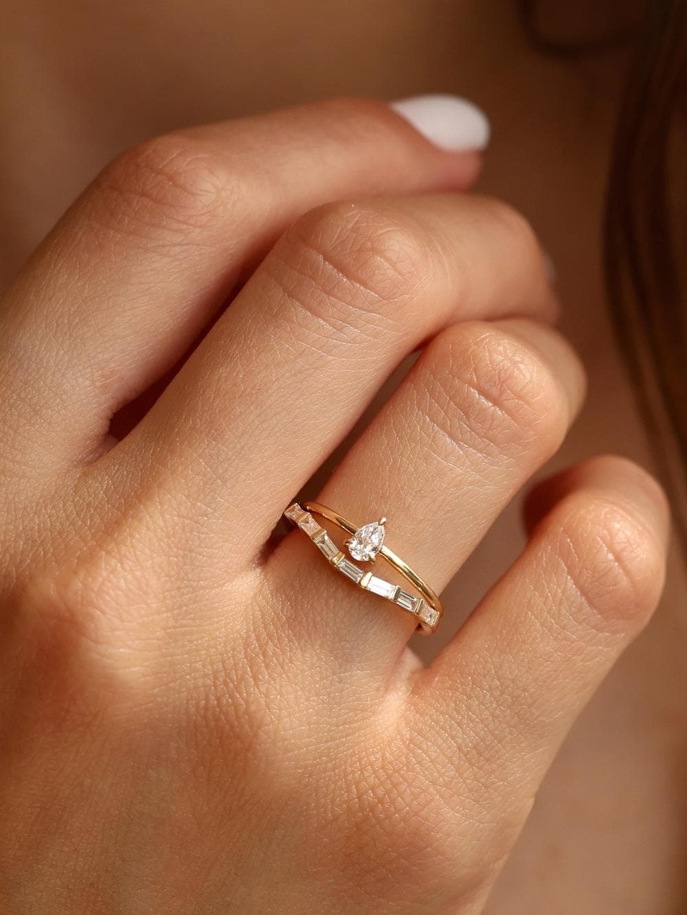 Classic Pear Cut Ring combined view v2