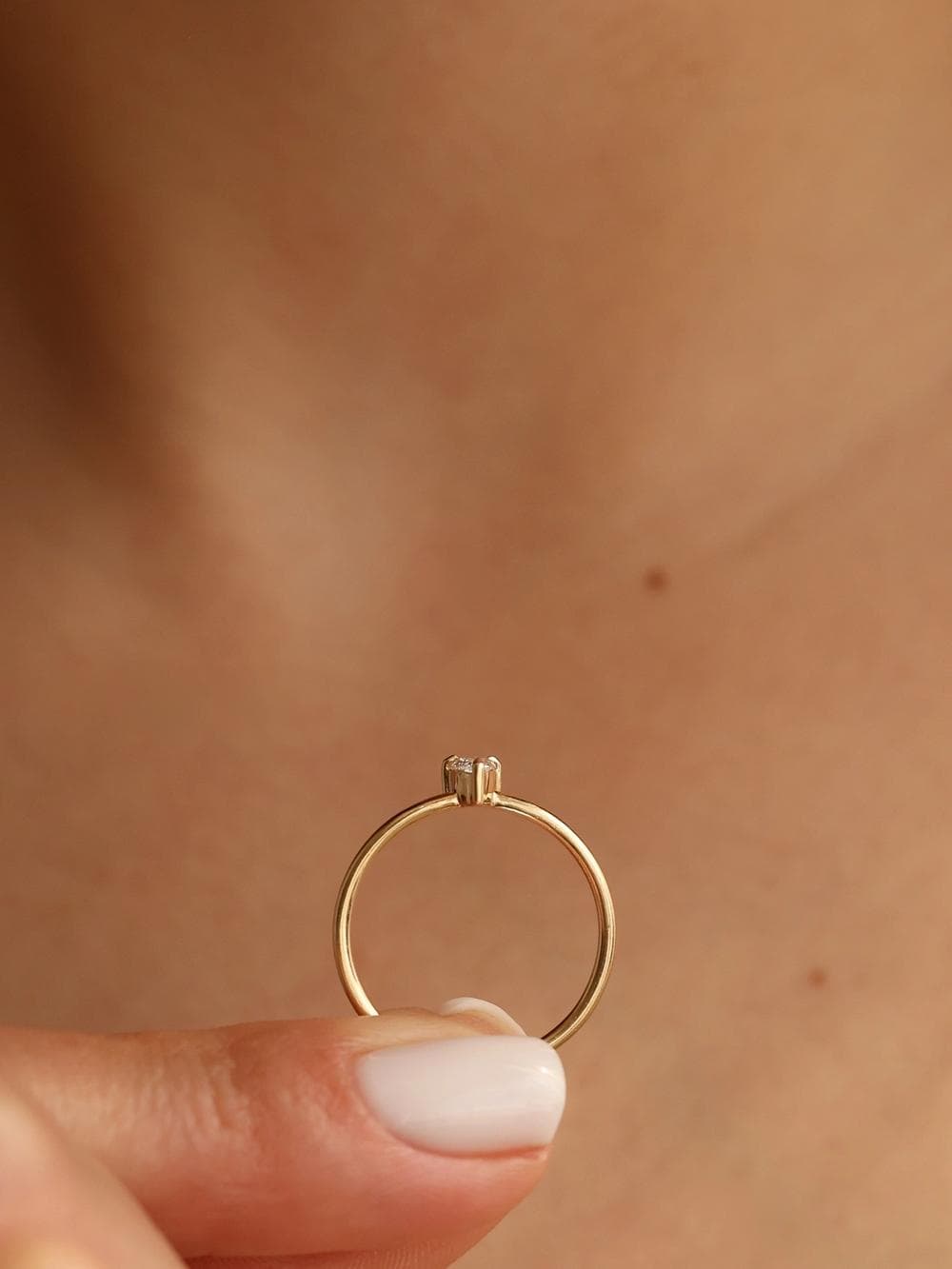 Classic Pear Cut Ring studio view v2