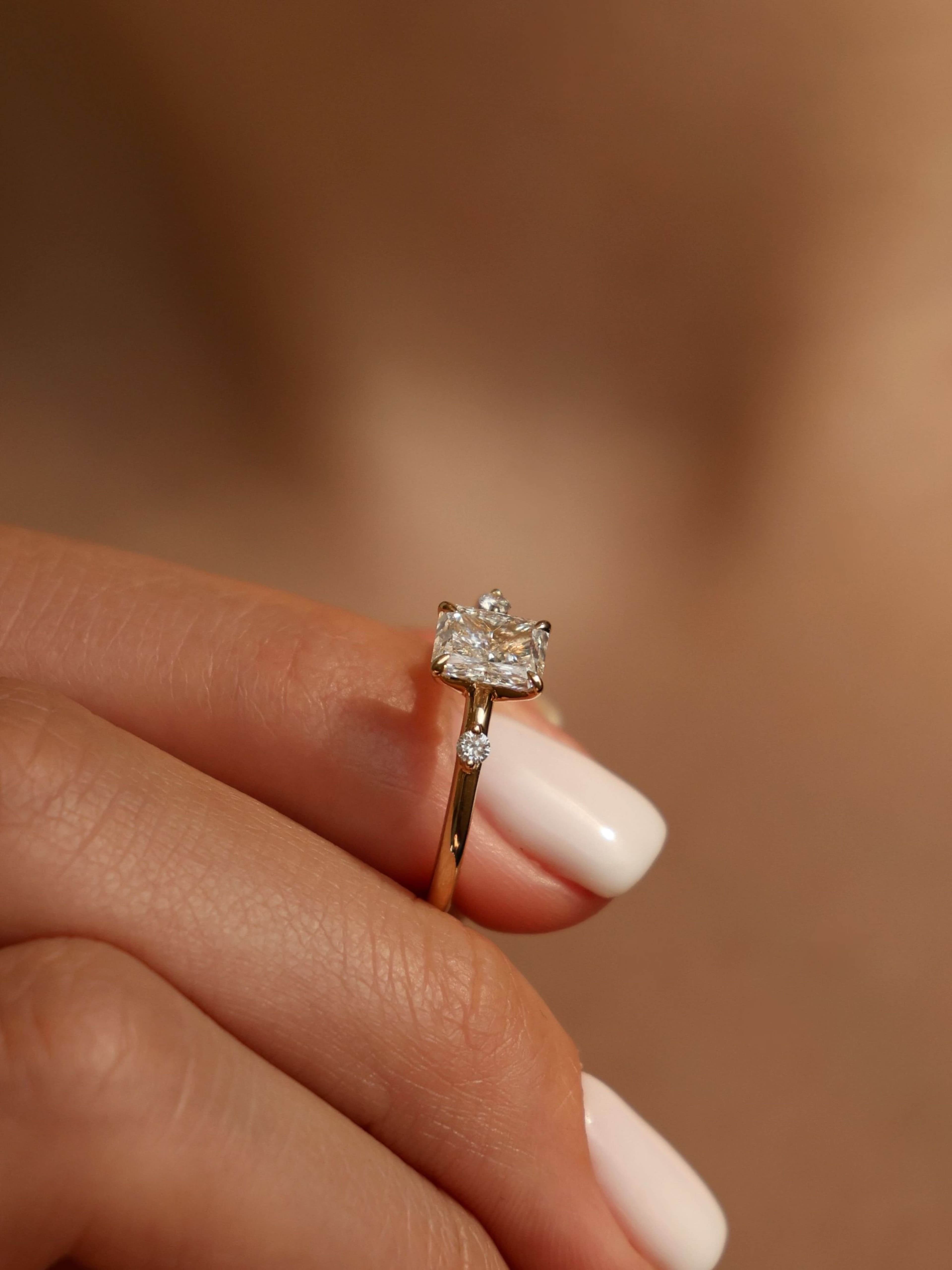 Evania Ring on finger