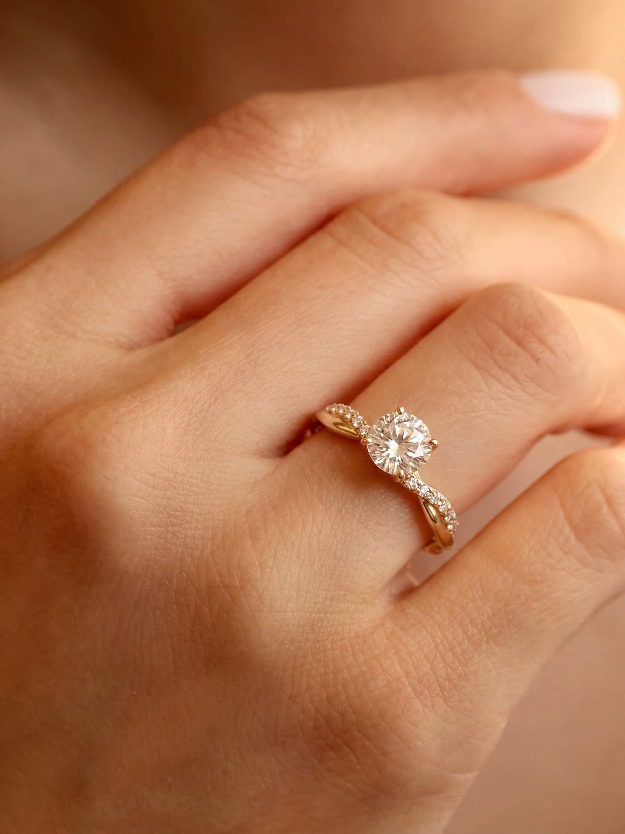 Infinity Ring on hand