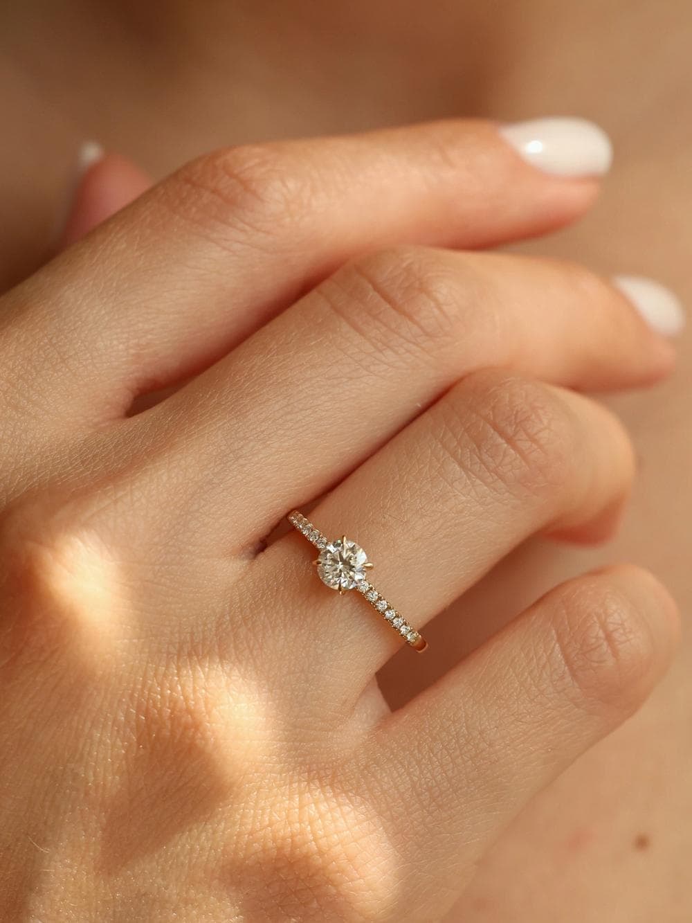 Pavé Ring on hand