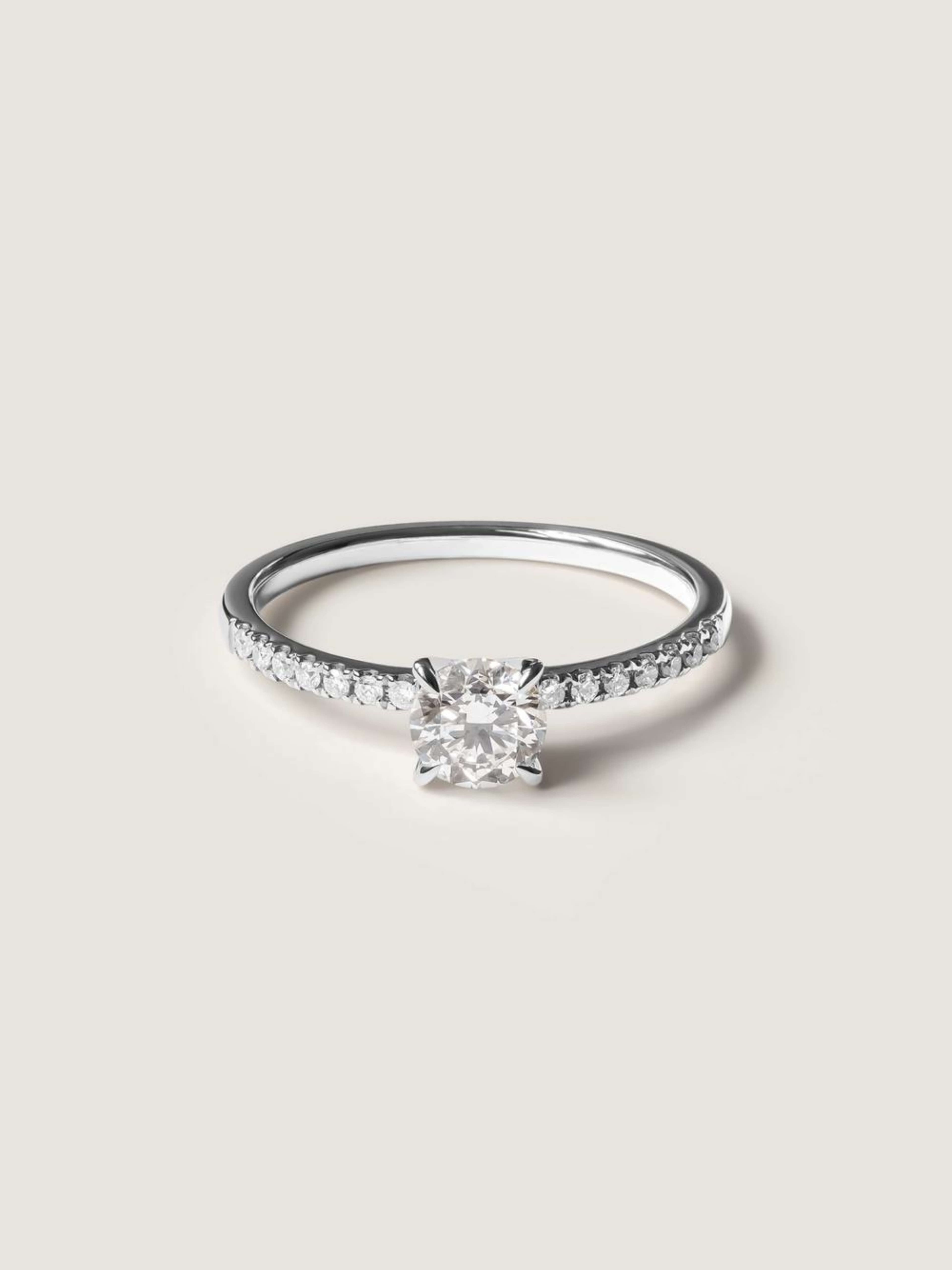 Pavé Ring in white gold