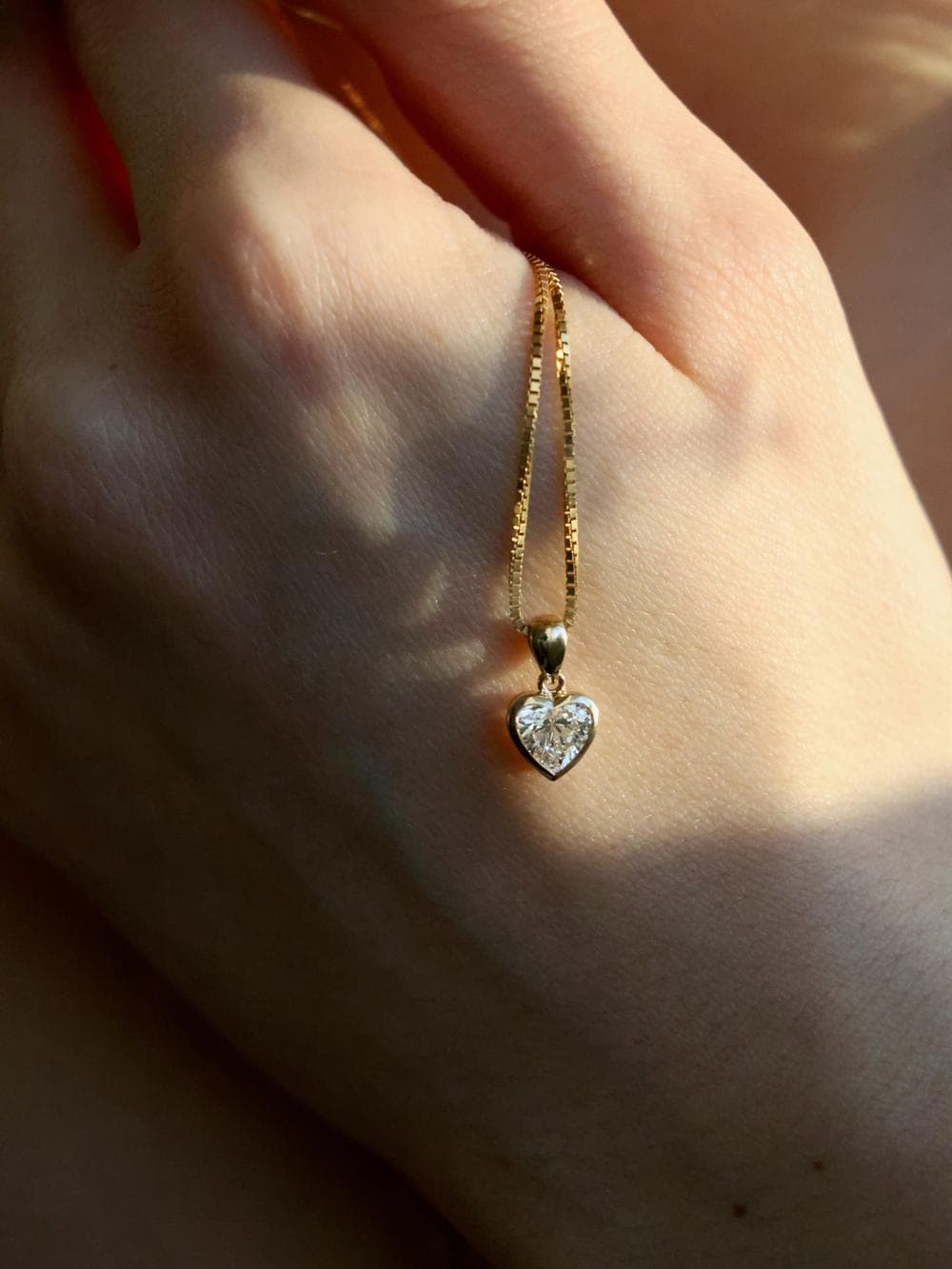 Heart Cut Pendant on hand