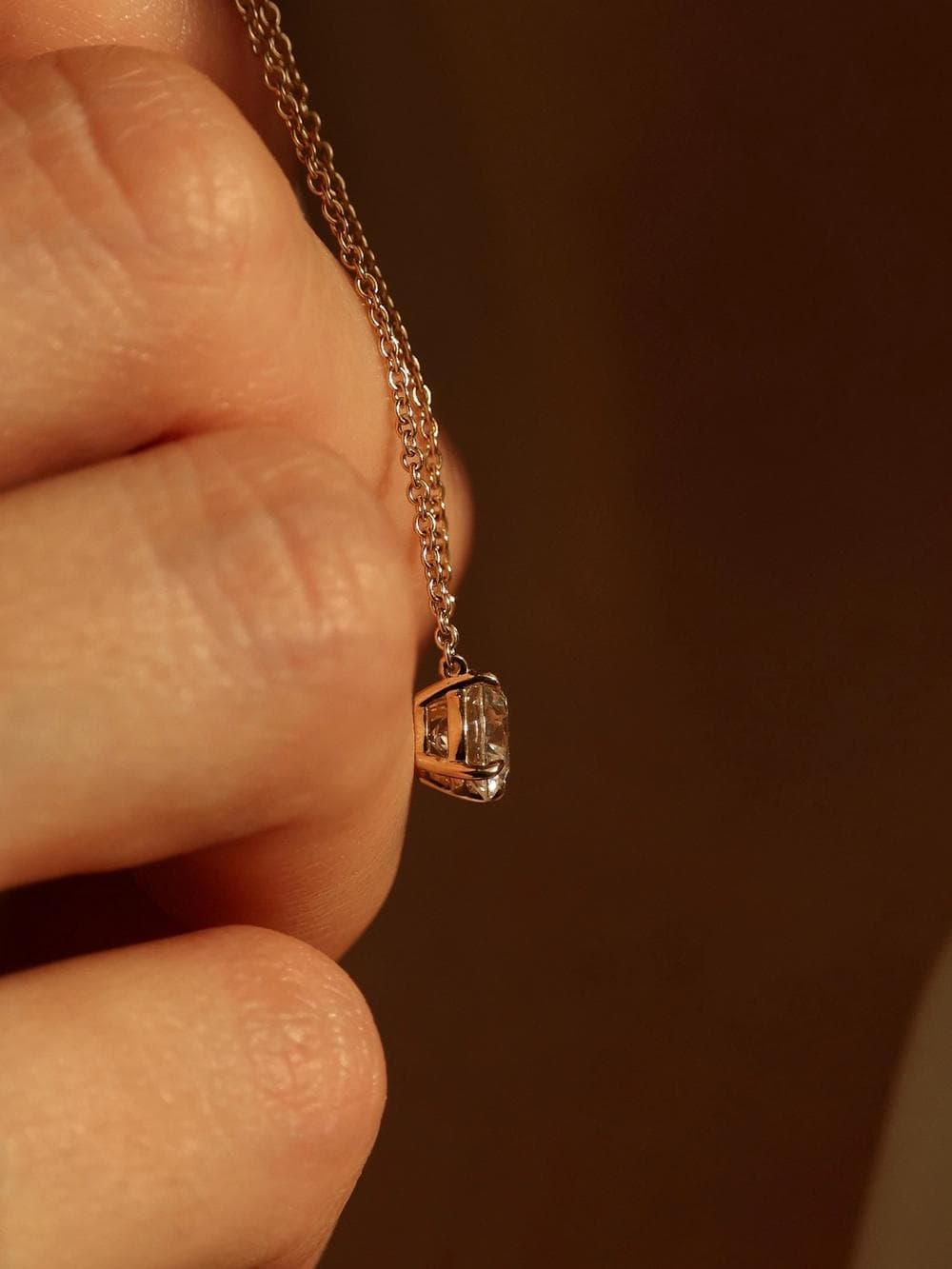 Round Brilliant Pendant on hand