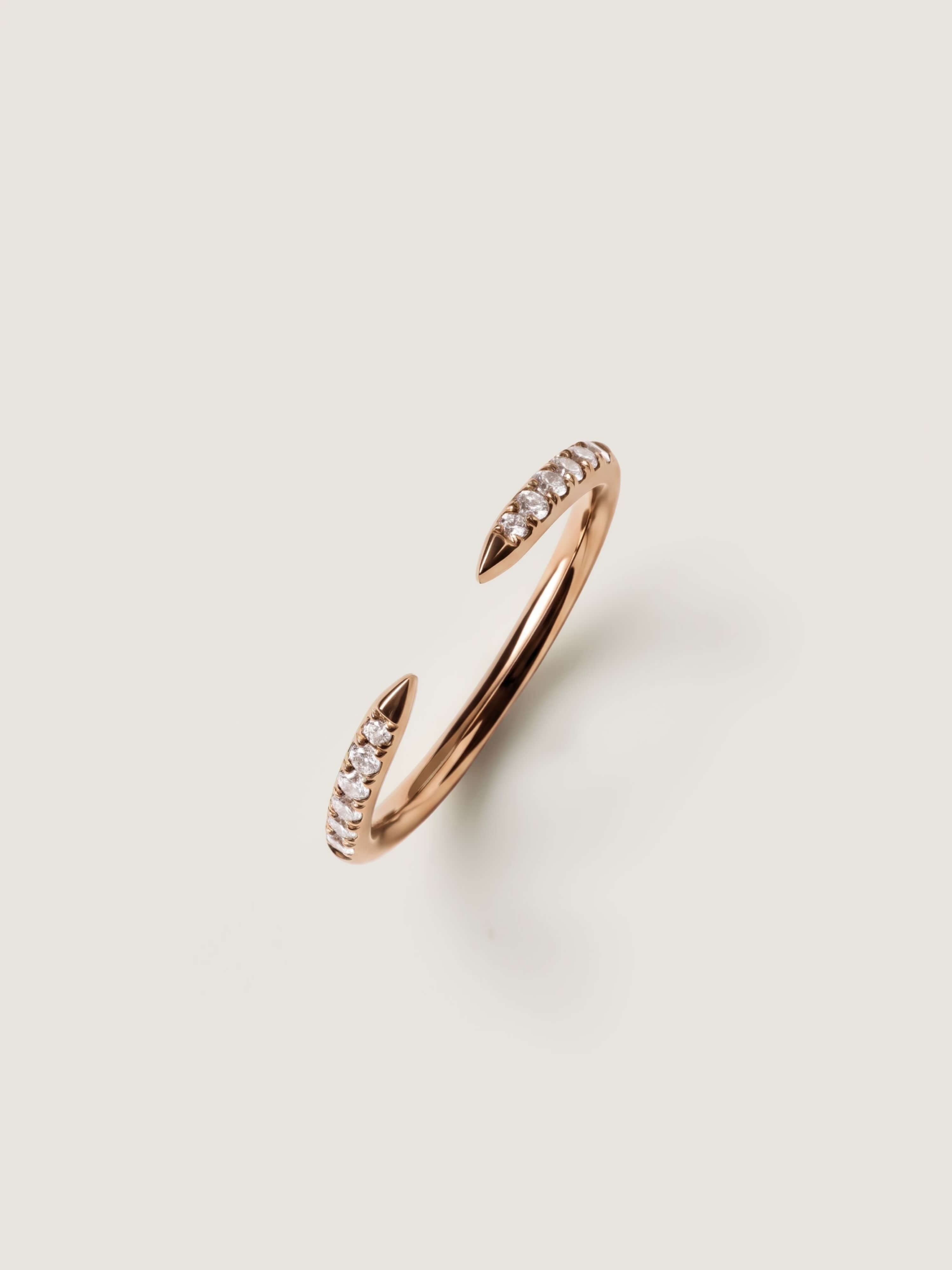 Convergent Ring in rose gold