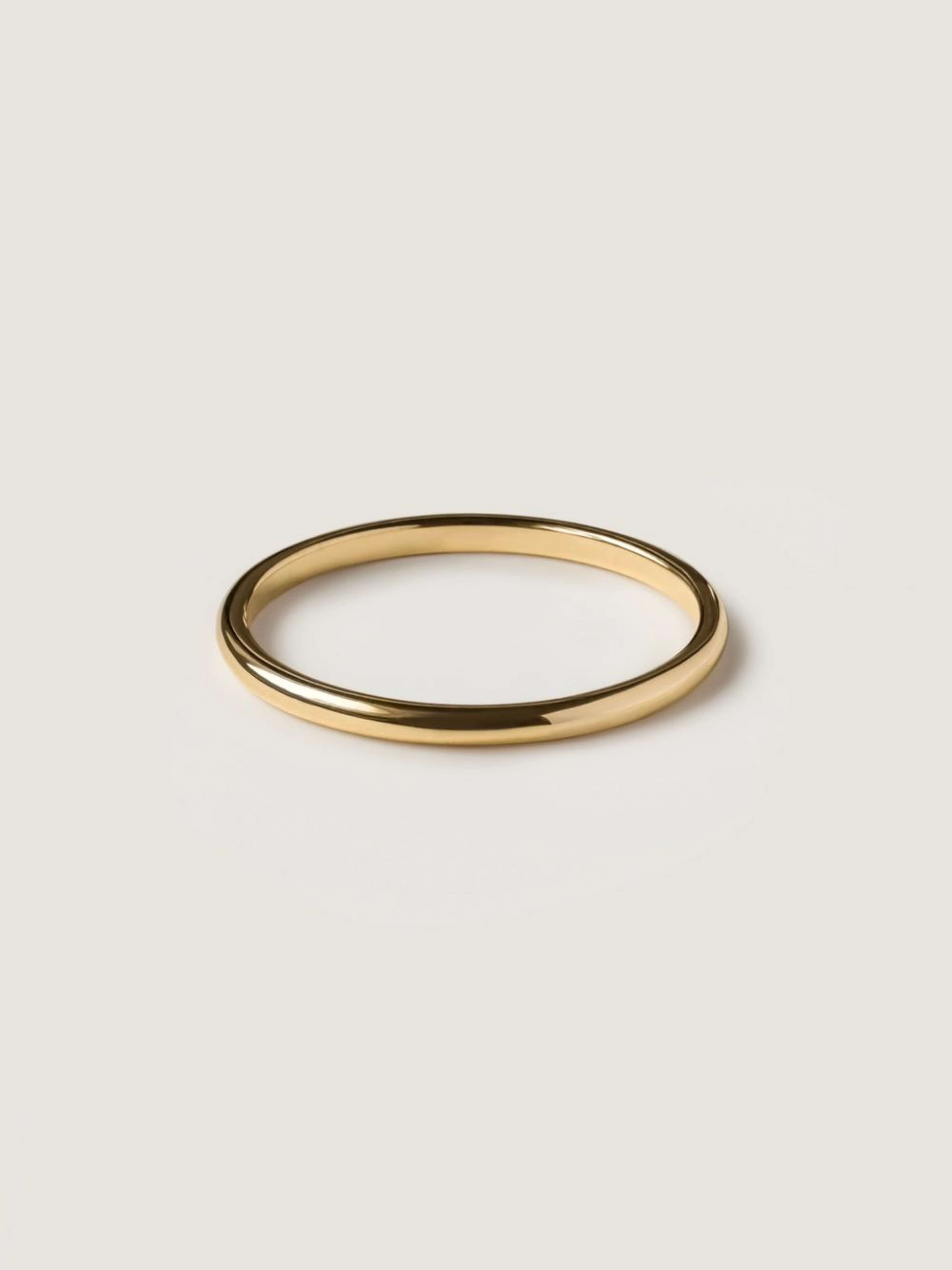 Classic 1mm Wedding Ring in Yellow Gold