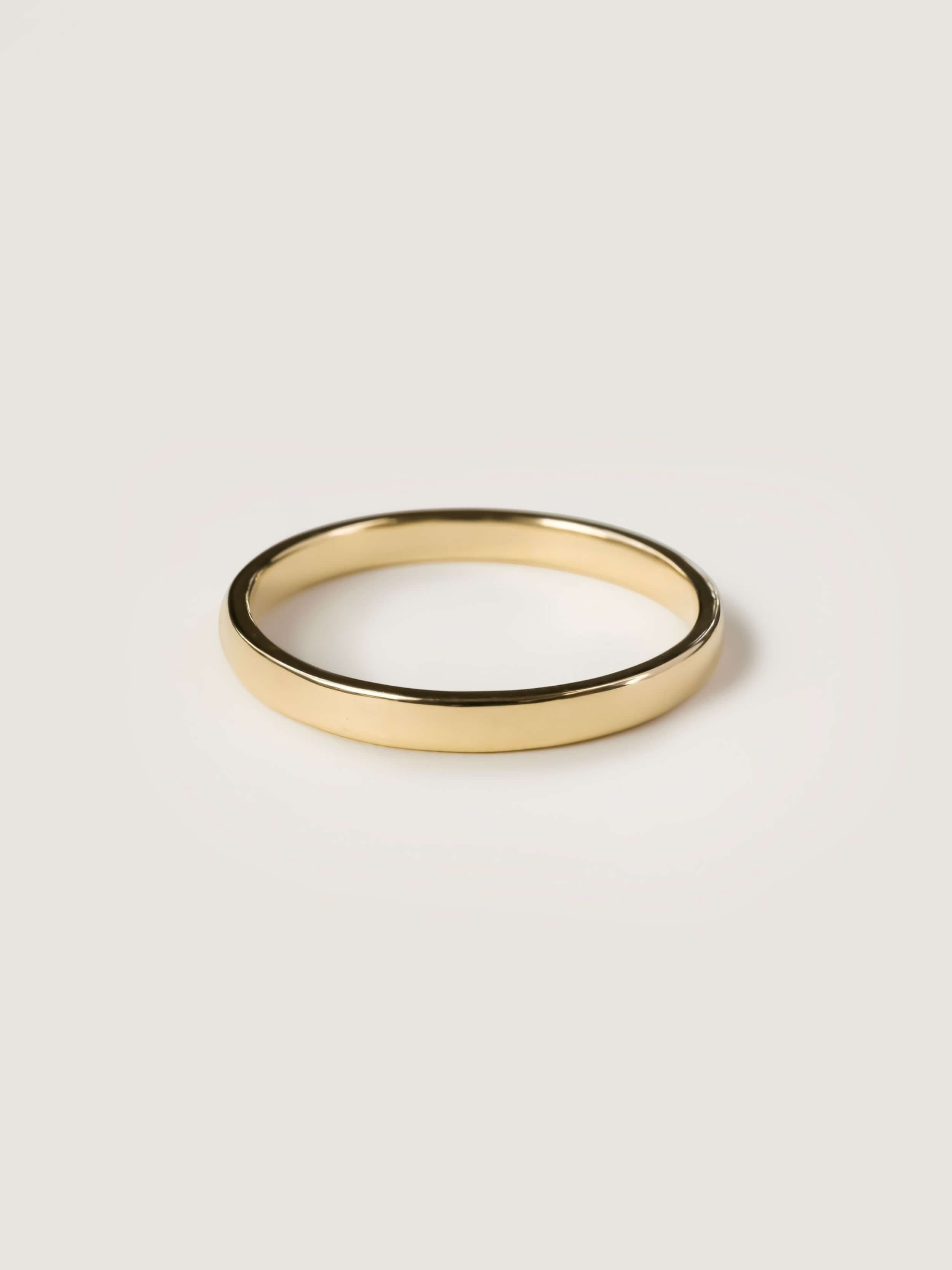 Classic 2mm Wedding Ring in Yellow Gold
