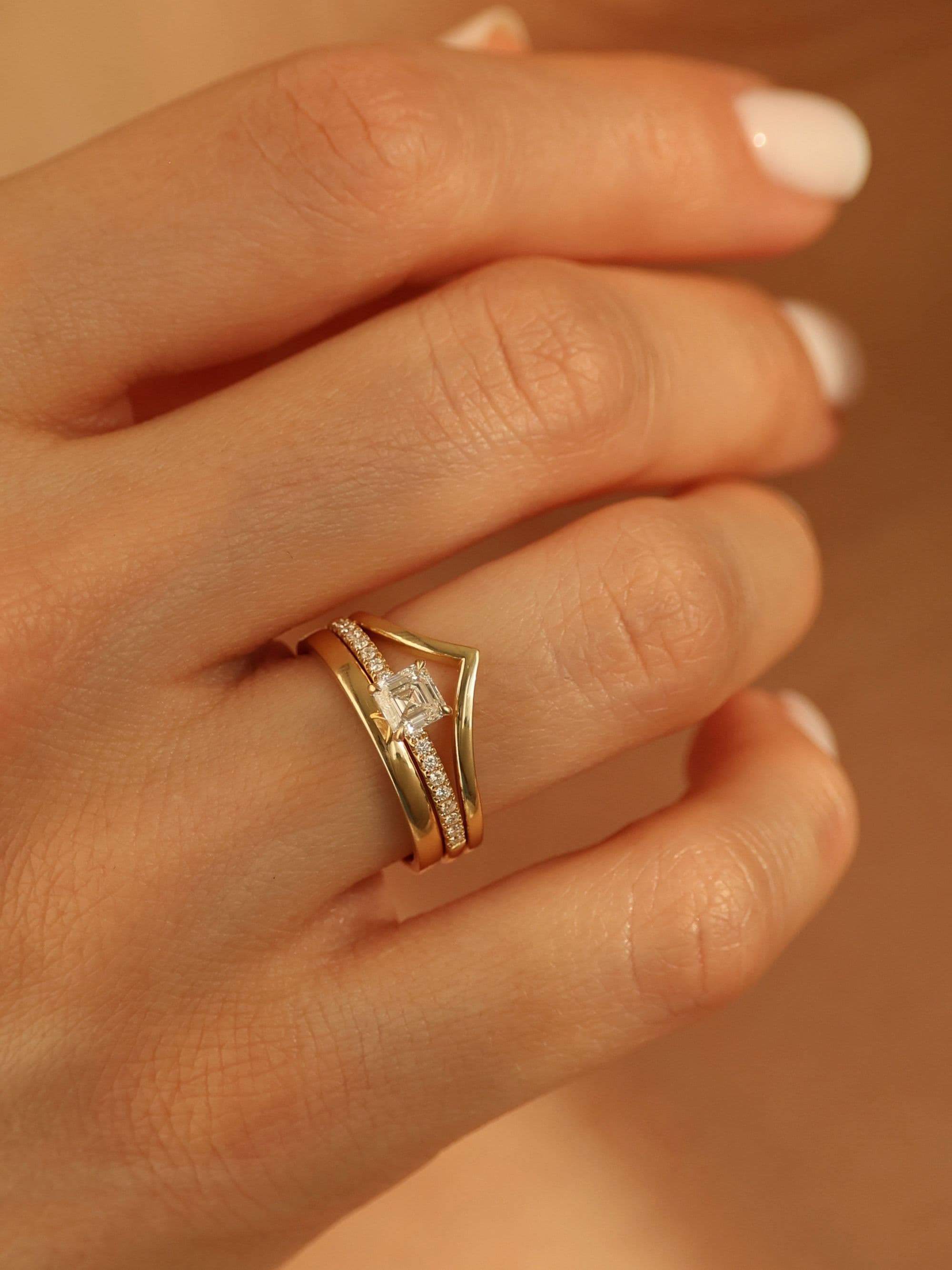 Classic 2mm Wedding Ring combined view