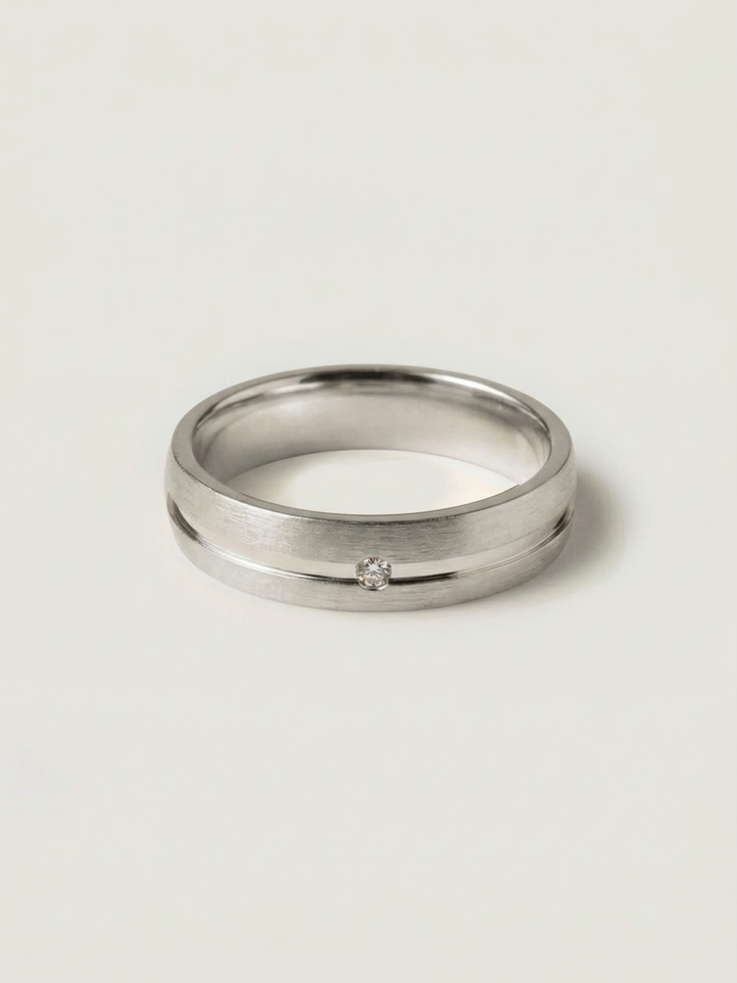 Starlit Horizon Ring in White Gold