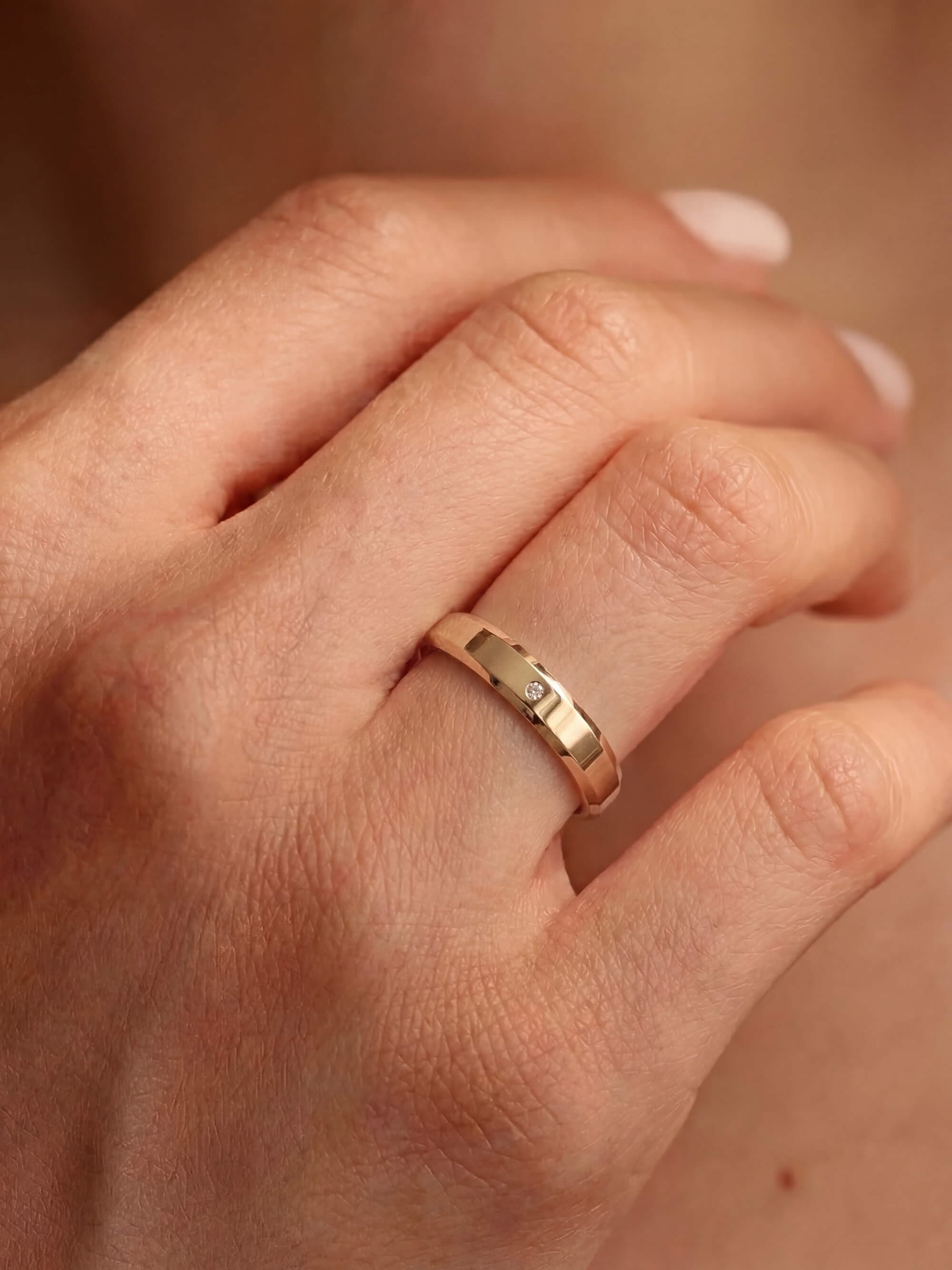 Starlit Summit Ring on hand