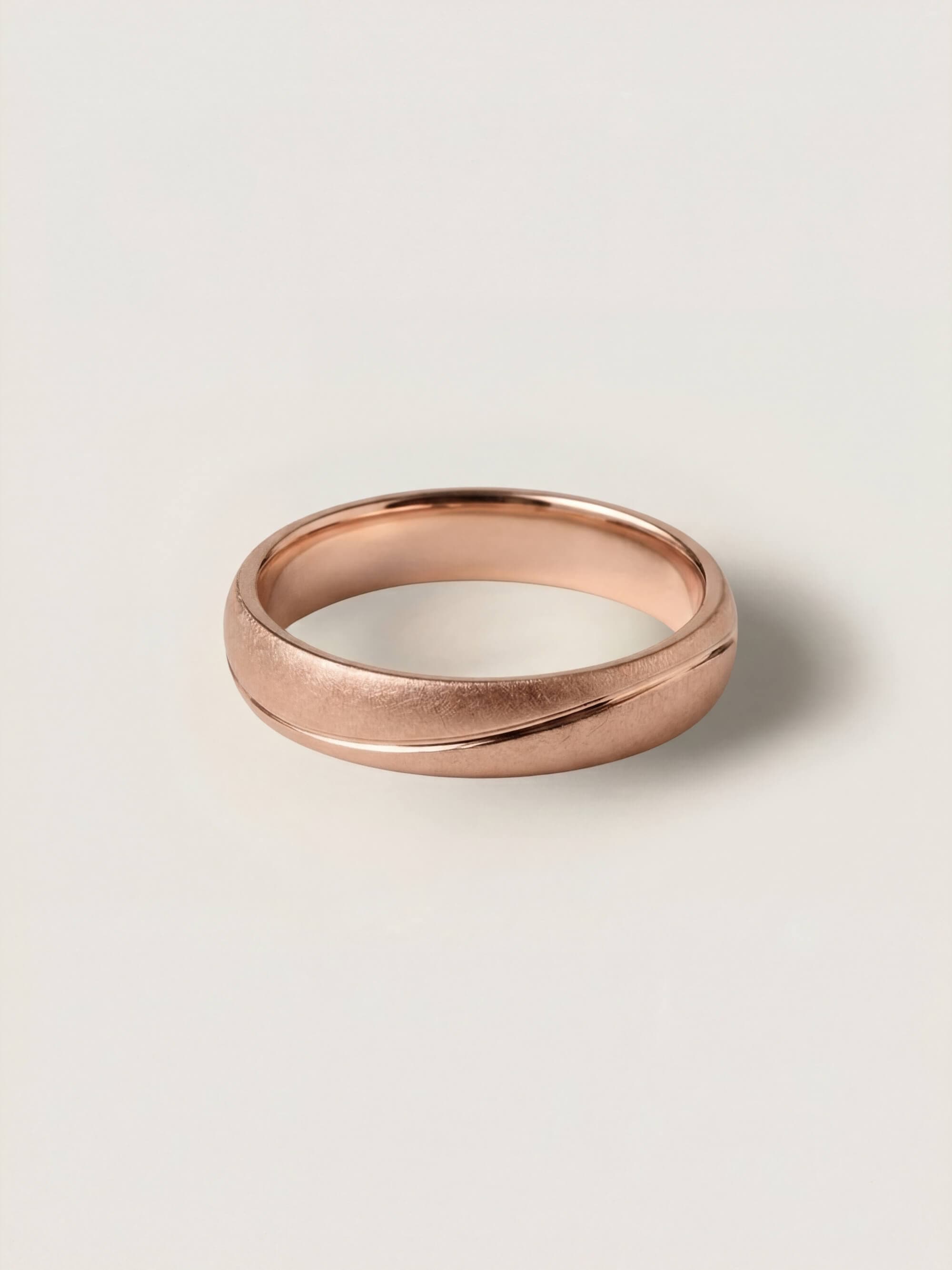 Waves Ring in Rose Gold