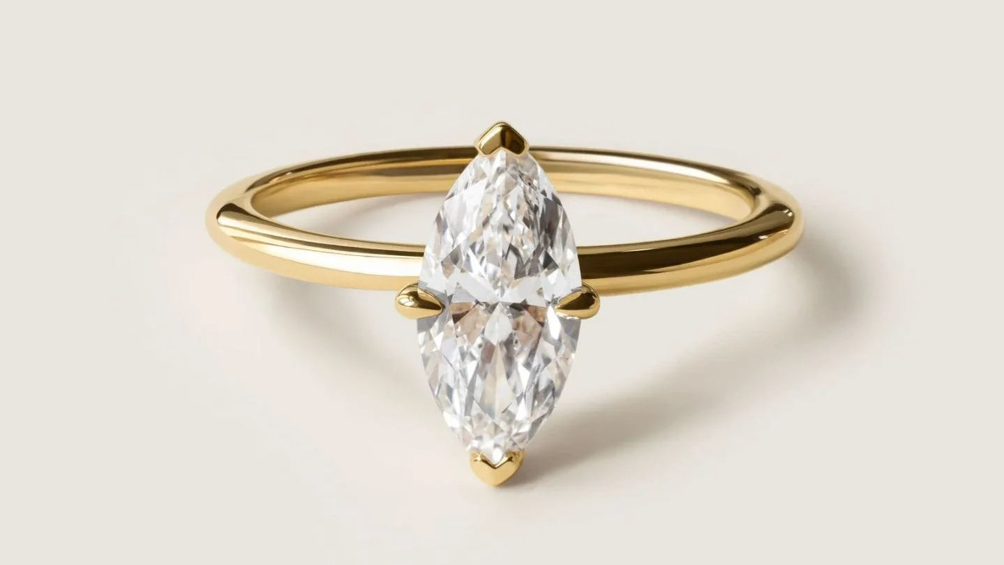 Anillo Clásico Corte Marquesa